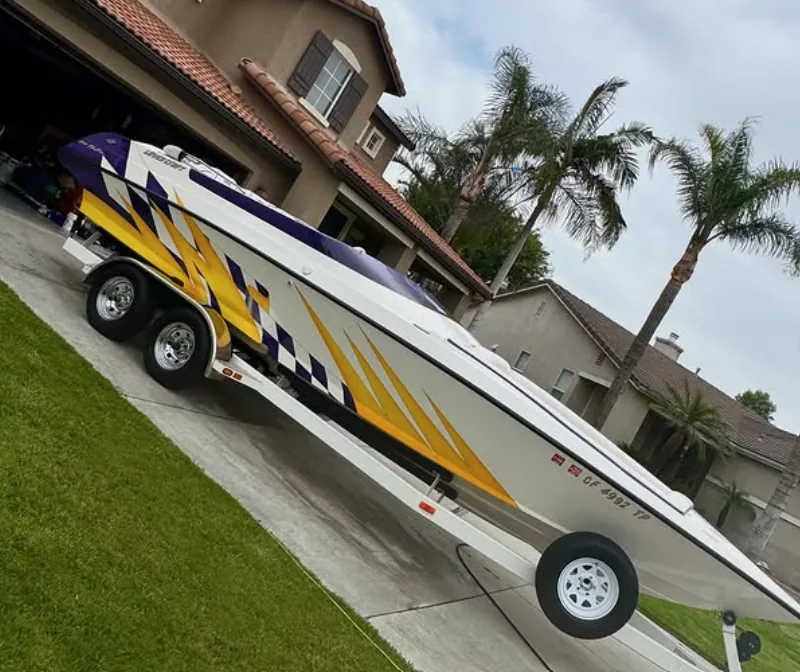 Detailed speed boat